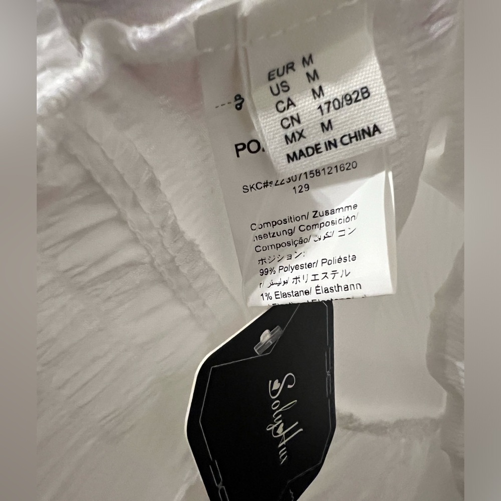 Women's size MEDIUM, WHITE day dress by Soly Hux. NEW WITH TAGS! - Picture 9 of 12